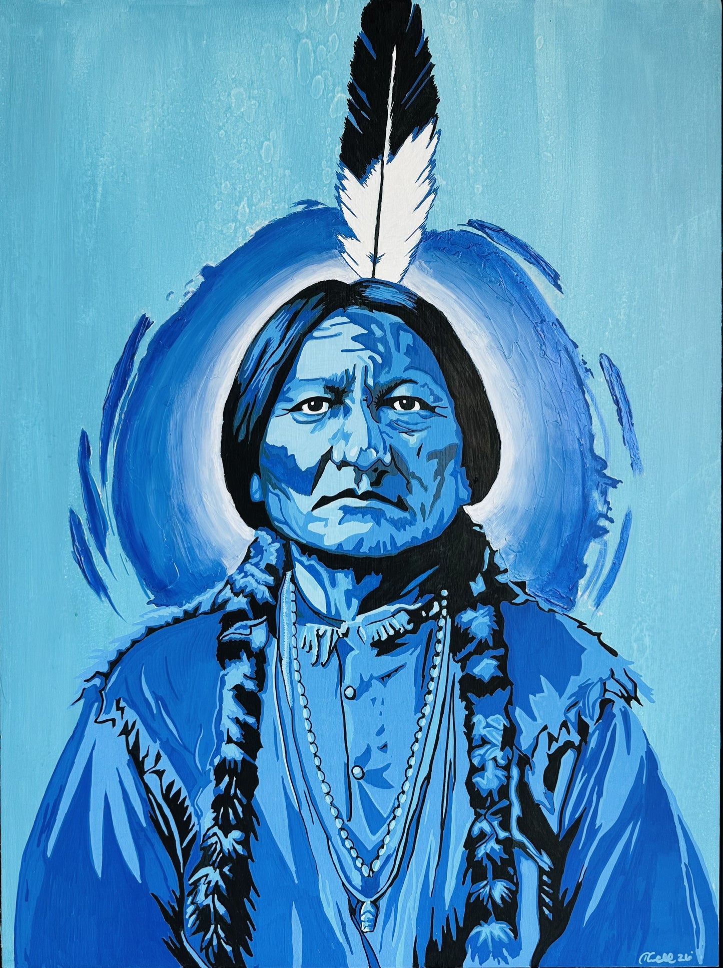 Sitting Bull 16X20''