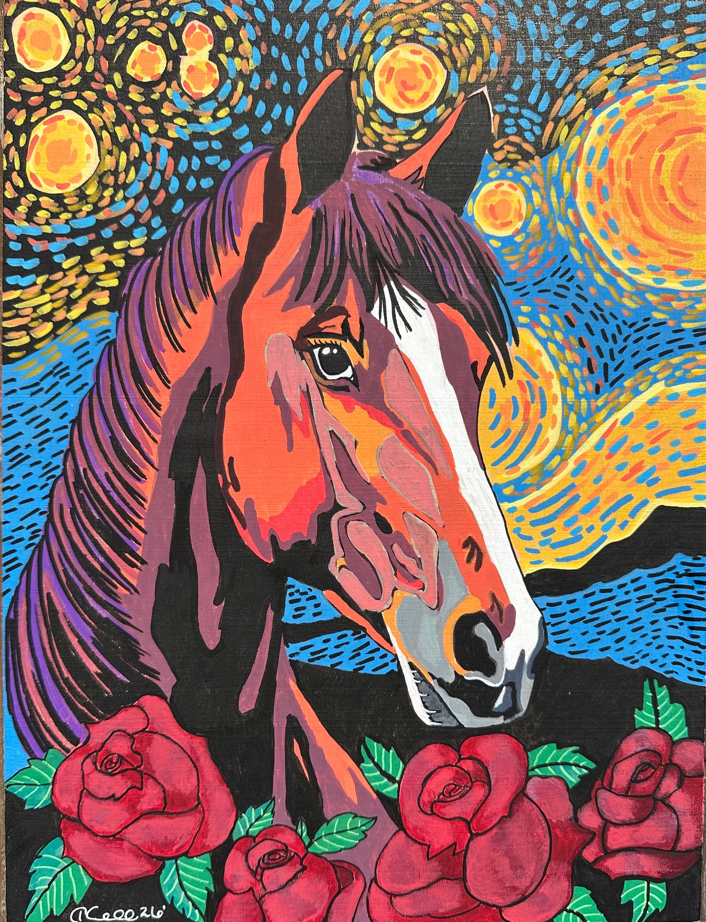 Starry Nights in the Roses🌹🌹