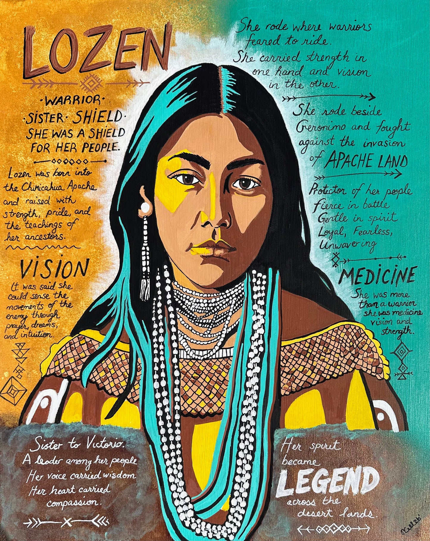 Lozen Fine Art Print – Legends of Grit