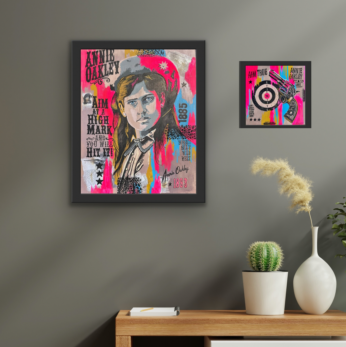 Annie Oakley & Her Gun-Original Pair