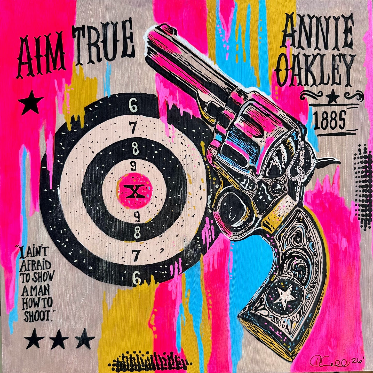 Annie Oakley & Her Gun-Original Pair