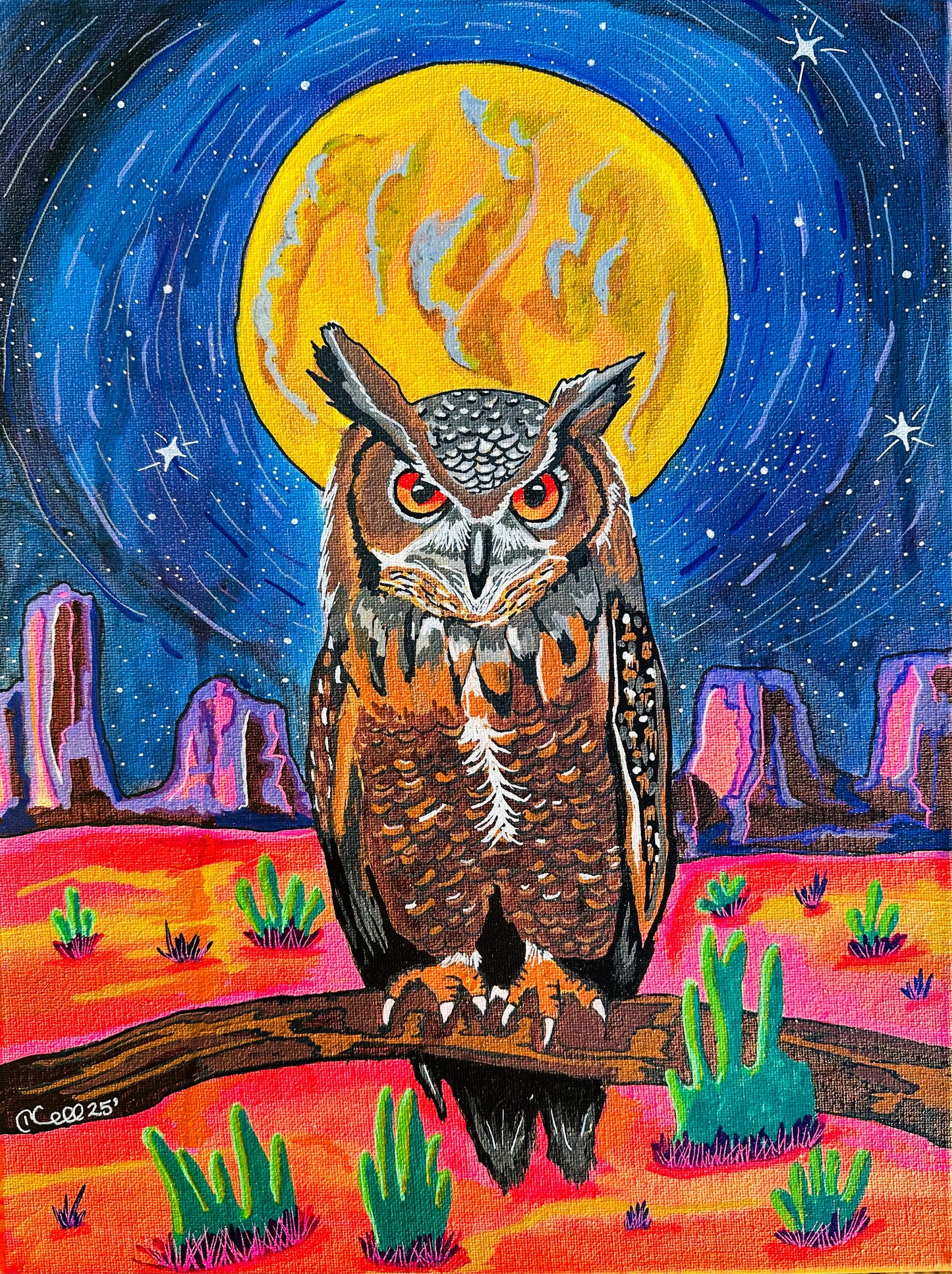 Starry Night Owl